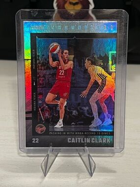 Cailtin Clark silver holo card